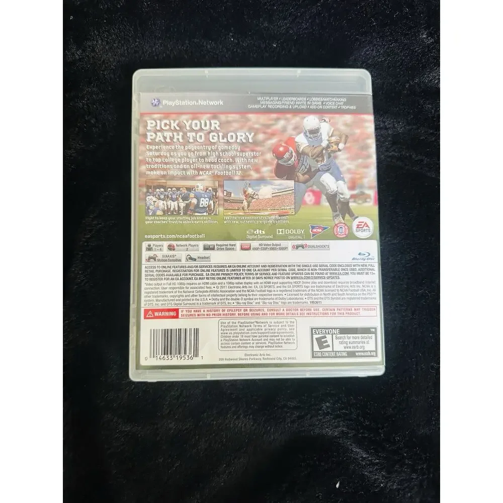 EA SPORTS NCAA Football 12 Sony PlayStation 3 2011 NTSC-U/C Sports Series